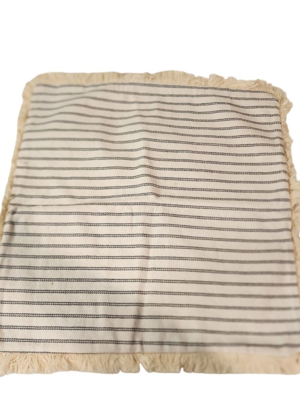 Handmade Striped Throw Pillow Cover 16 x 16